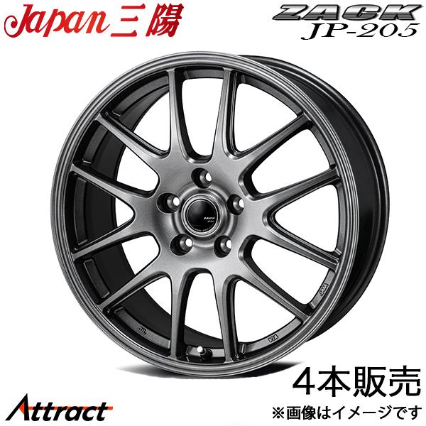 ザック JP-205 ボンゴトラック S403F/S413F(14×5J 5-114.3 +45 ブラックシルバー)アルミホイール 4本 ジャパン三陽 ZACK