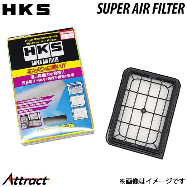 HKS ヴォクシー ZRR80W スーパーエアフィルター70017-AT117 対応純正品番17801-21050 エアフィルター