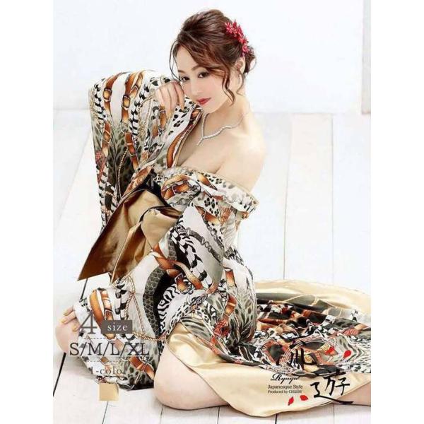 Ryuyu 花魁 コスプレ 衣装 和柄ドレス コンパニオン 衣装 着物 ドレス