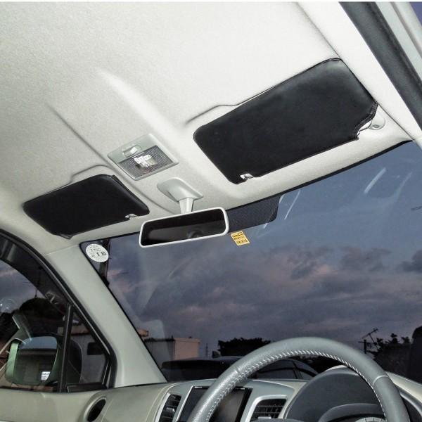スズキ ハスラー サンバイザーカバー サンシェード バイザー 運転席 助手席 Pvc レザー ブラック 日除け 遮光 収納 アクセサリー カー用品 Buyee Buyee 日本の通販商品 オークションの入札サポート 購入サポートサービス