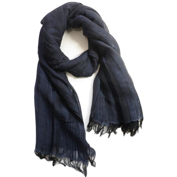 イタリア製 ストール リネン シルク ジャガード 大判 メンズ レディース ネイビー Buyee Buyee 日本の通販商品 オークションの代理入札 代理購入