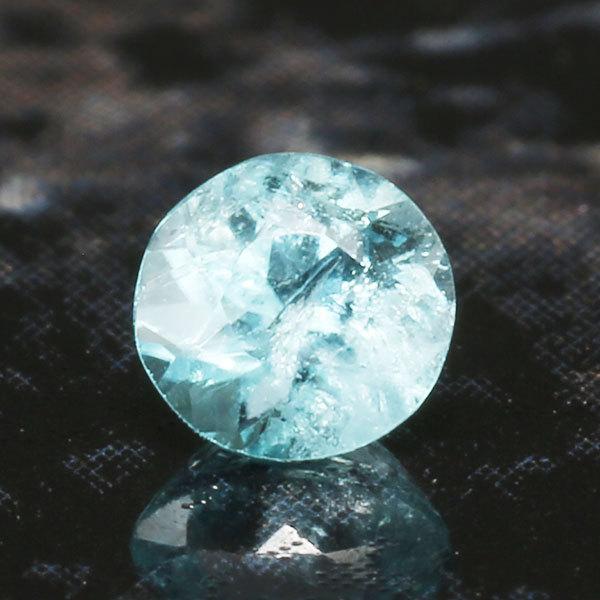 クーポンの日 パライバトルマリン ラウンド 3.1mm 0.12ct 1個限定 