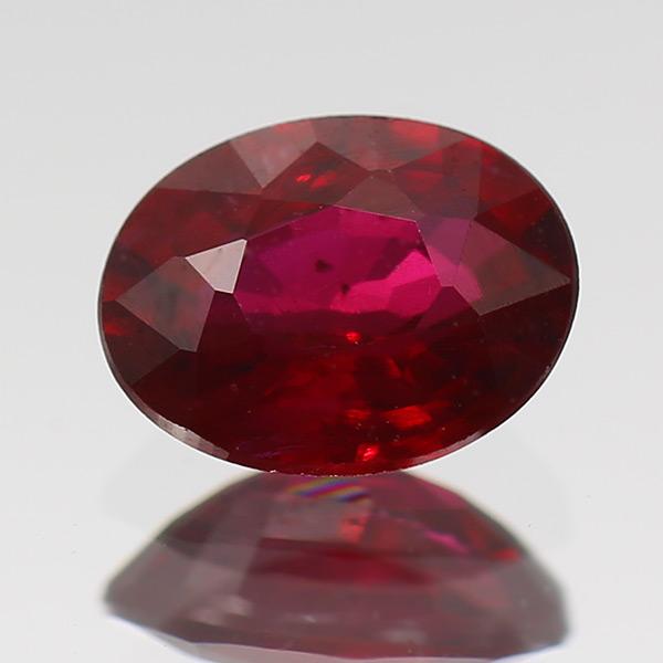 P10％中 鑑別書付 ピジョンブラッド ルビー オーバル 0.3ct 限定1個