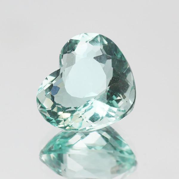 UV蛍光 パライバカラー フローライト ハート 3.31ct 限定1個 製品オーダー可能