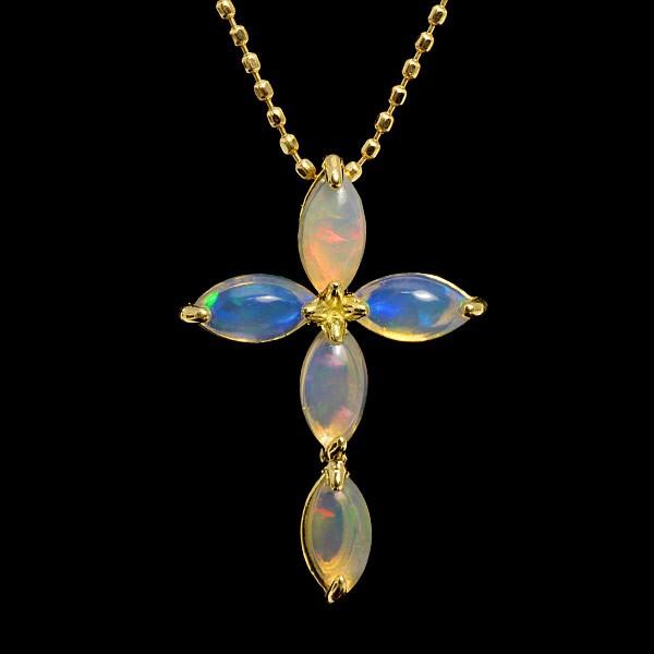 ペンダント レディース オパール クロス ペンダント トップ サザンクロス K18 K10対応 誕生石 10月 Tp 1313 Op ジュエリー工房ベーネベーネ 通販 Yahoo ショッピング