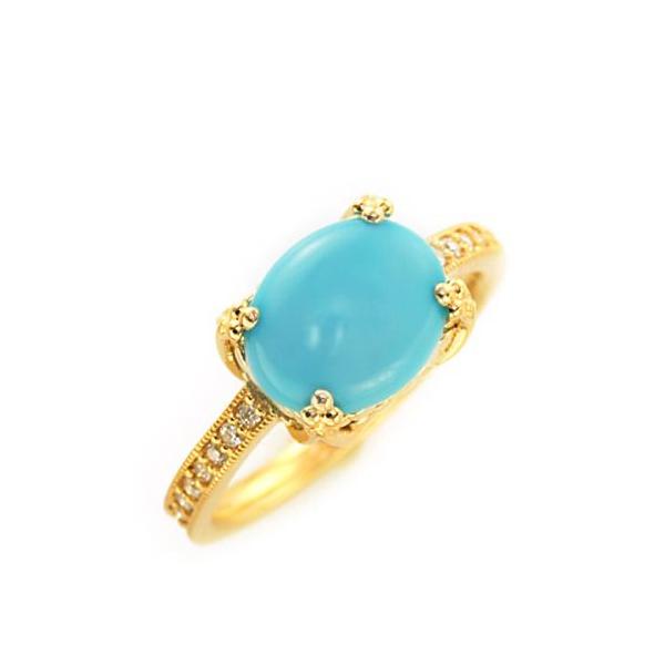 週末セール　k18 pt900 ターコイズ　ダイヤ　リング　今週末まで Pt900 トルコ石 リング プラチナ ターコイズ 指輪 11号 青 ブルー