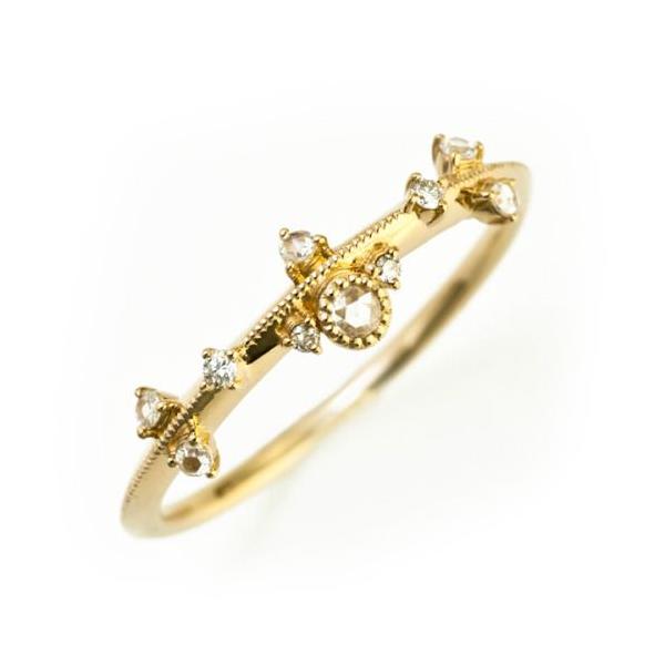 P10�� �o���h�[ ���[�Y�J�b�g���u�����A���g�J�b�g�_�C�������O Bandeau �a���� 4�� PT900 K18 K10�Ή�