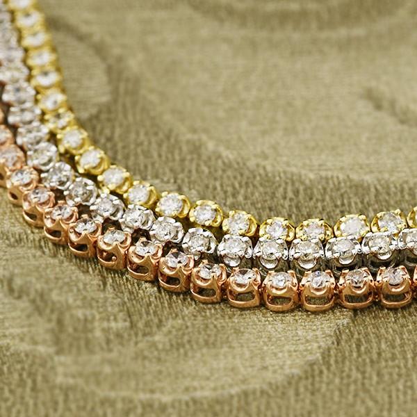 テニスブレス k18 1ct YG | www.jarussi.com.br