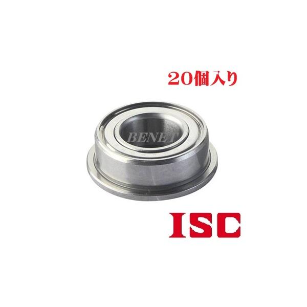 20個特価】ISC F698ZZ（フランジ付き） 8x19x6mm : BENET(ベネット