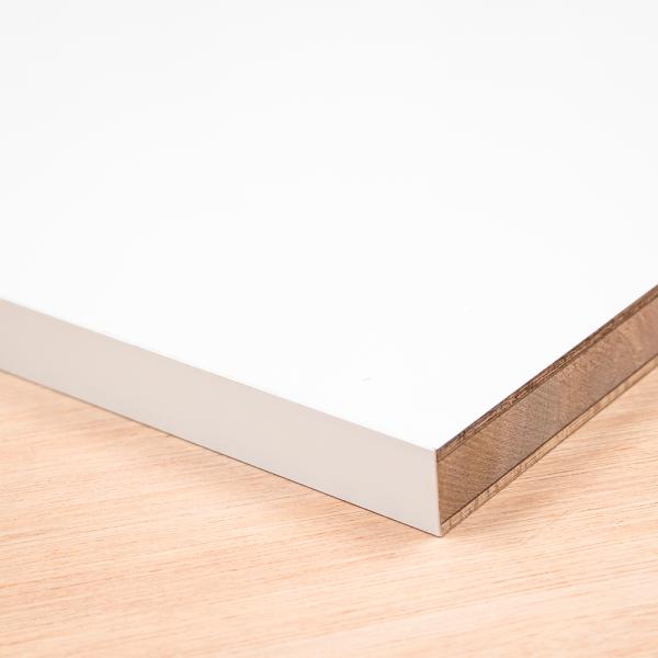 白ポリ化粧棚板 厚21mm 450x1820mm 天板 棚板 カラーボックス DIY 川島