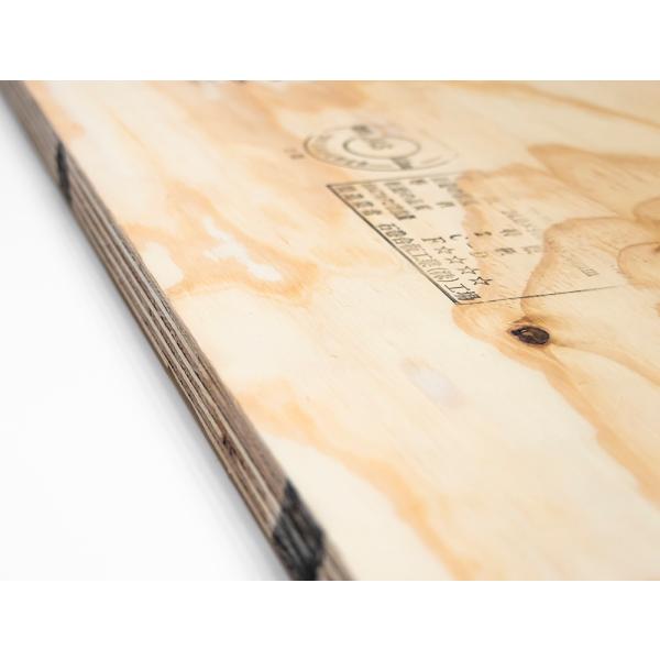 表面は木目の凸凹が多少あり 構造合板 床補強 家具 針葉樹合板厚24mm 10x910x24mm 川島材木店事業者様向け下地アートdiy ラーチ特類耐水合板 代購幫