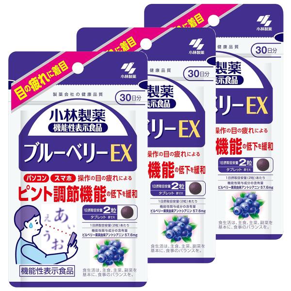 小林製薬 ブルーベリー60日分×5袋 小林製薬の栄養補助食品 ブルーベリー 【約60日分】 (60粒
