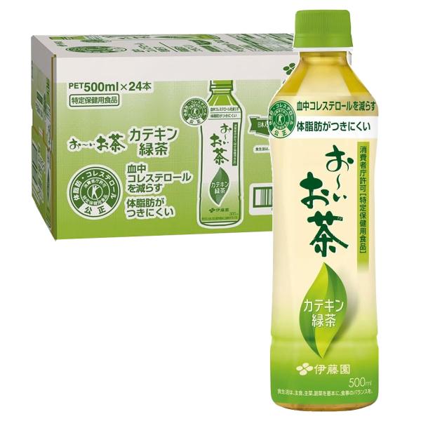 他サイト： 伊藤園 お〜いお茶 カテキン緑茶 PET 500ml×24本入 送料無料の商品画像