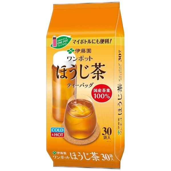 伊藤園 ワンポット エコティーバッグ ほうじ茶 30袋入
