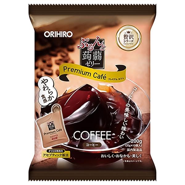 ぷるんと蒟蒻ゼリープレミアムカフェ コーヒー 20g×10個入