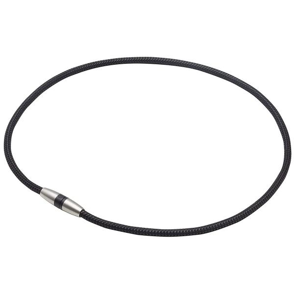 ファイテン RAKUWA 磁気チタンネックレス メタルブラック 50cm