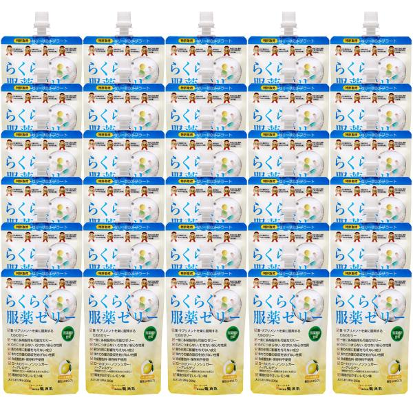 龍角散 らくらく服薬ゼリー チアパック 200g×30個セット : くすりの