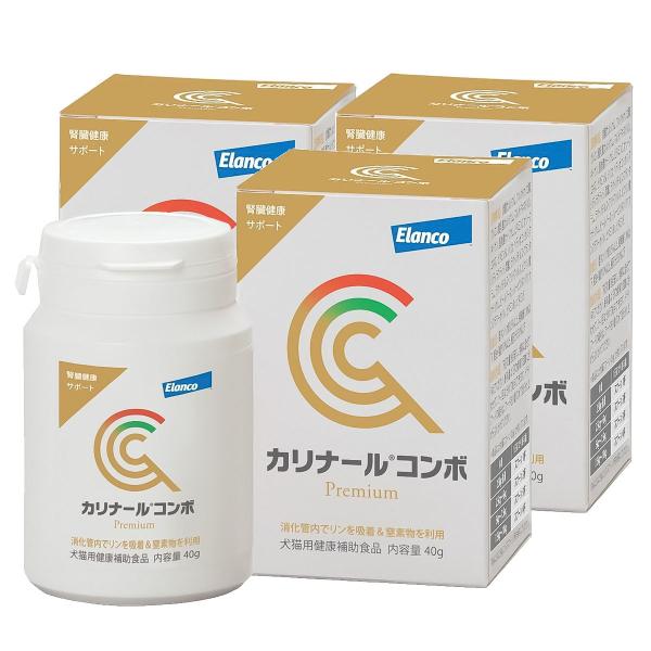 バイエル 犬猫用健康補助食品 カリナールコンボ (40g)×3個セット :3b