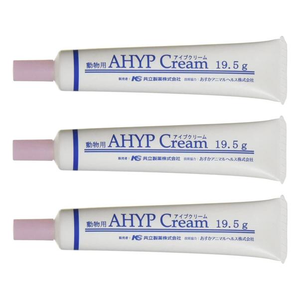 アイプクリーム(AHYPCREAM)19.5g〜犬猫・小動物用皮膚軟膏〜アイプクリーム(AHYPCREAM)は犬猫小動物の皮膚軟膏で、保湿を中心に幅広い用途があります。アセチルヒドロキシプロリンは、コラーゲンの主要成分であるヒドロキシプロリ...