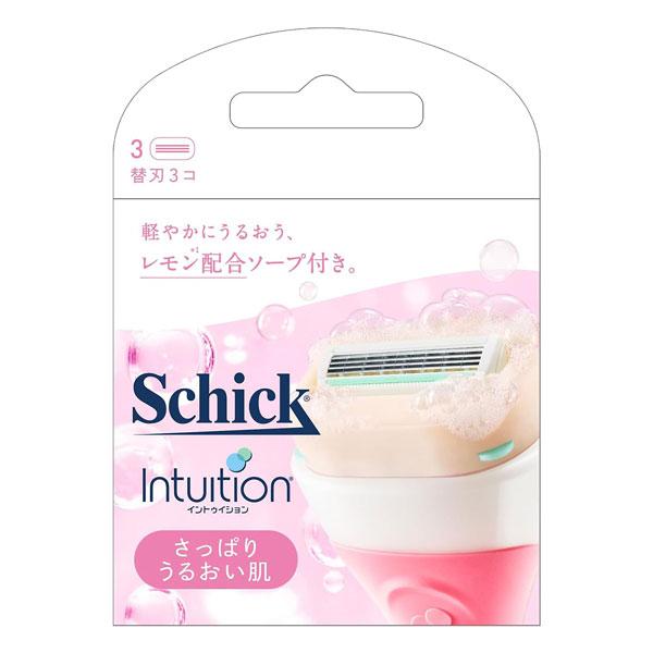 Schick/女性用カミソリ/ボディソープなしでそれてしっとりスベスベ