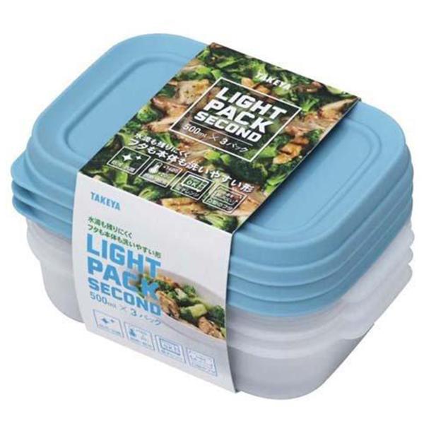 タケヤ ライトパック セカンド500 ブルー 10822 (3個組)
