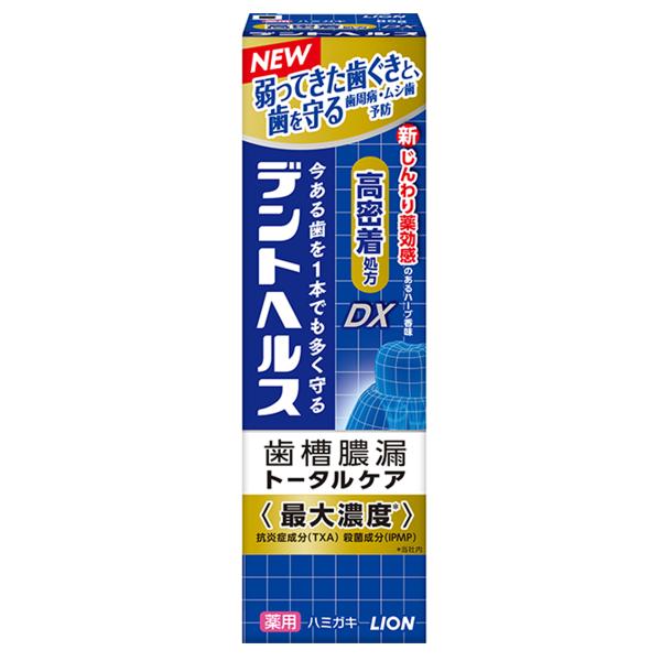 ライオン デントヘルス 薬用ハミガキ DX 歯槽膿漏 歯周病予防