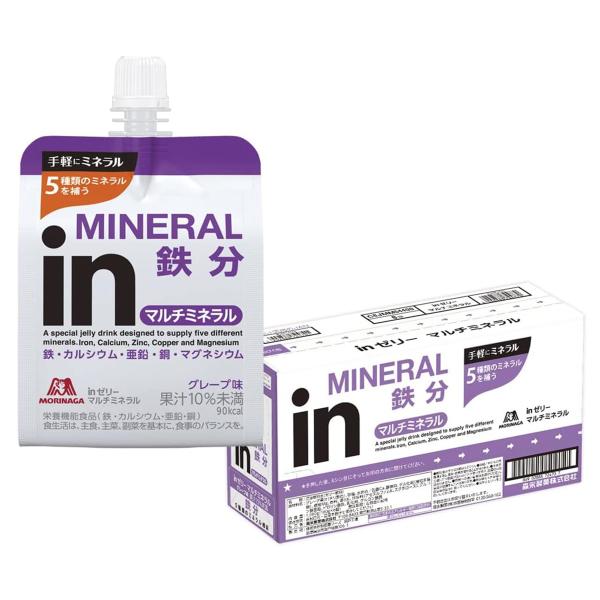 他サイト： inゼリー マルチミネラル グレープ味 180g×6個入の商品画像