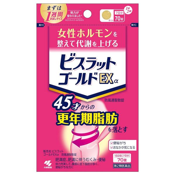 小林製薬/防風通聖散/45才からの更年期脂肪を落とす