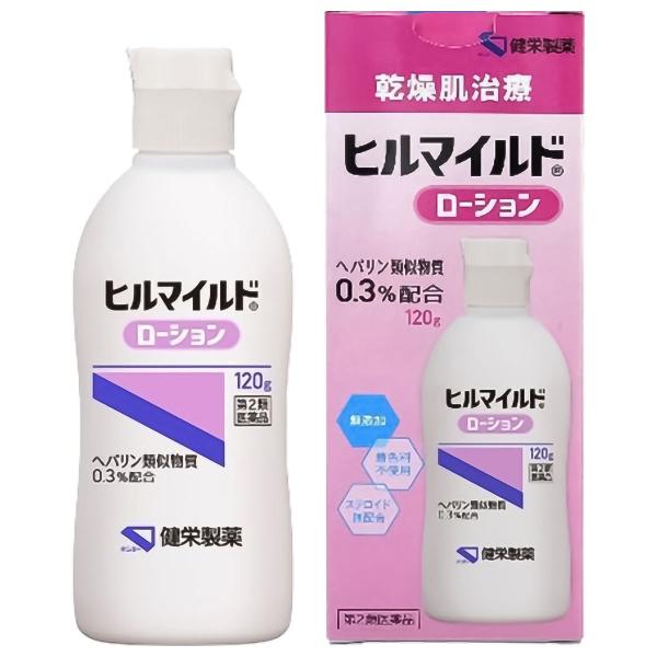 健栄製薬 【第2類医薬品】ヒルマイルドローション 120g : くすり 健栄製薬 【第2類医薬品】ヒルマイルドローション 120g : くすり