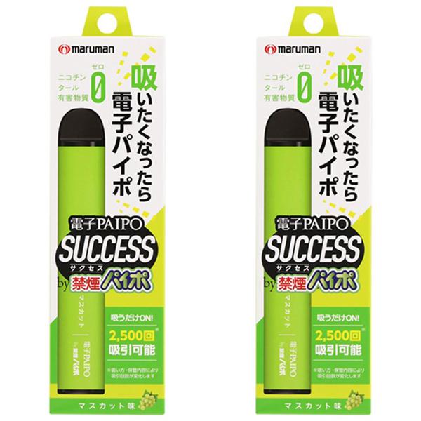 マルマンH&B 電子PAIPO SUCCESS マスカット味 2個セット メール便送料