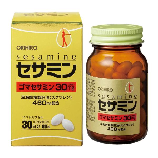 商品特徴 本品は、セサミン30mg配合した栄養補助食品です。セサミンとスクワレンを配合し飲みやすいカプセルにしました。年齢とともに健康維持の気になる方やハードな仕事をされる方、お酒をよく飲まれる方などの健康管理にお役立てください。  内容量...