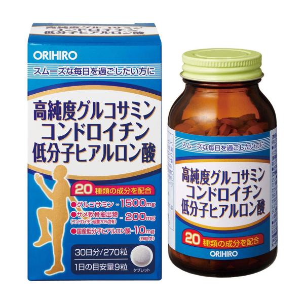 人気のグルコサミン、コンドロイチン、低分子ヒアルロン酸の三大成分をまとめて1つに。その他、サポート成分としてビタミン、ミネラルを含む17種類も配合しています。スムーズな毎日をサポートする食品としてお役立ていただけます。