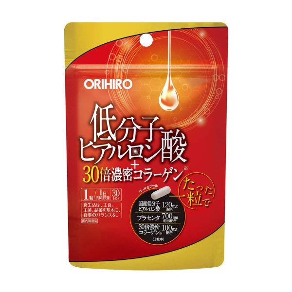 特徴 ●国産の低分子のヒアルロン酸120mg(1日目安量中) 体の潤いが気になる方にご満足頂けるよう、国産の低分子ヒアルロン酸をしっかり120mg配合しました。 ●プラセンタ500mg相当 美容素材として人気のプラセンタは各種アミノ酸やペプ...