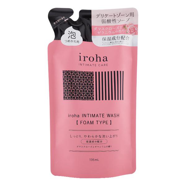 イロハ インティメートウォッシュ ダマスクローズとゼラニウムの香り つめかえ用 135mL