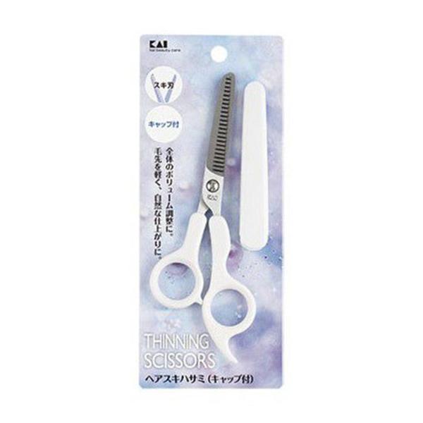 貝印 ヘアスキハサミ（キャップ付）KQ-2002 : くすりの勉強堂 - 通販