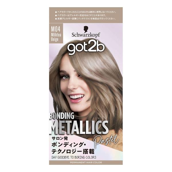 got2b ボンディング・メタリックス ミルクティベージュ 1セット 医薬部外品