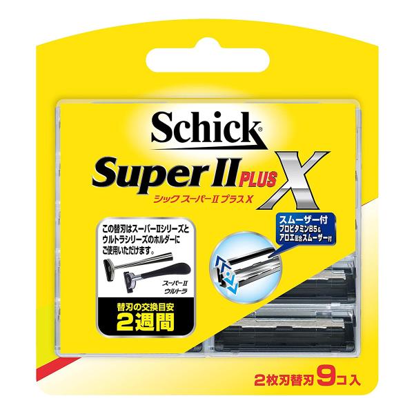 シック スーパーIIプラスX 替刃 9コ入 メール便送料無料