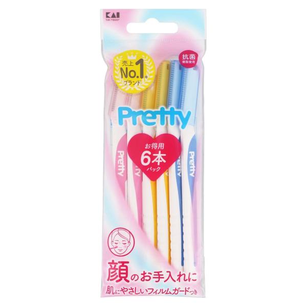 貝印　プリティー　L　6本入※取り寄せ商品　返品不可