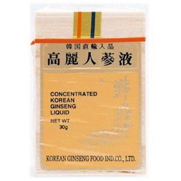 特徴 源泉した高麗人参根を徹底的な衛生管理のもとで、濃縮、製造した高麗人参エキスです。 成分 高麗人参エキス100%