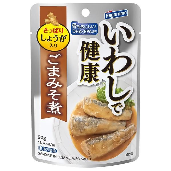 【60個セット】 はごろも いわしで健康 ごまみそ味 (100g) 缶詰 はごろもフーズ いわしで健康 ごまみそ煮 パウチ 90g : くすりの勉強堂