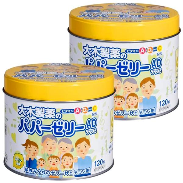 大木製薬 【第（2）類医薬品】パパービタミンゼリーADプラス 120