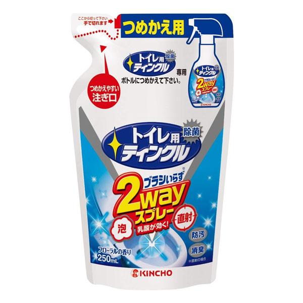 キンチョー トイレ用ティンクル 直射・泡 2wayスプレー つめかえ