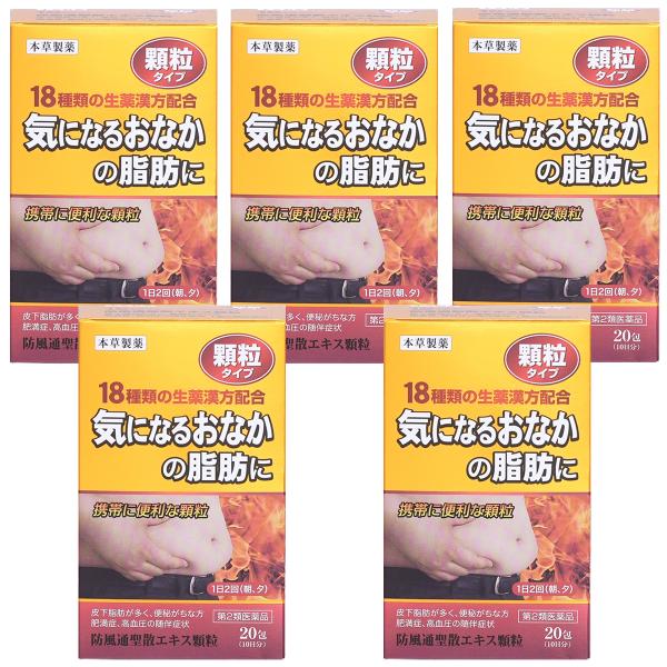 本草製薬/防風通聖散/肥満症、むくみ、便秘