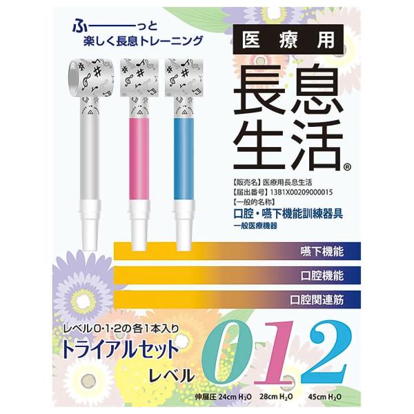 ルピナス/長息生活/リハビリテーション/口腔・嚥下の機能を向上/健康・美容トレーニング用吹き戻し/