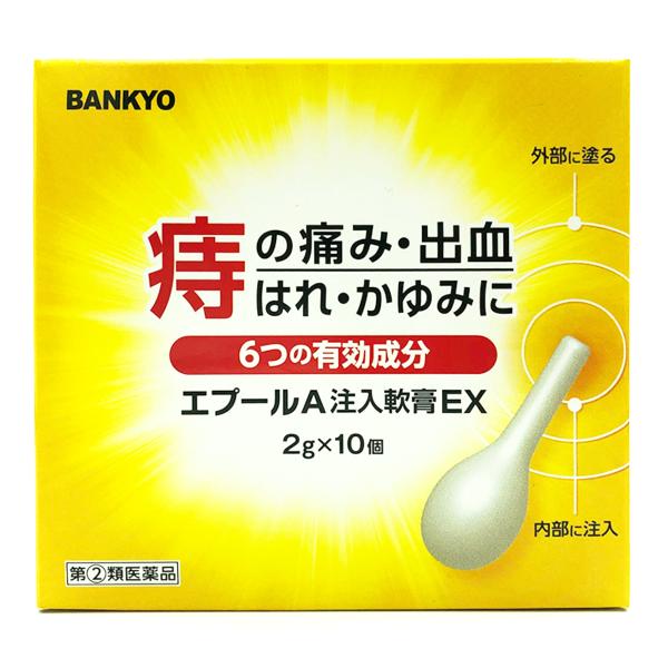 【第(2)類医薬品】エプールA注入軟膏EX 2g×10個入 / 外用痔疾用薬 痔薬 痔 軟膏