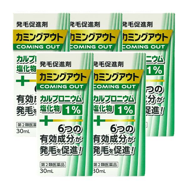 ＜【第2類医薬品】カミングアウト＞■特徴名低価格で始める育毛生活！カミングアウトは頭皮にふりかけ、マッサージしていただくカルプロニウム塩化物配合の発毛促進剤です。l−メントール配合でスッキリ爽快な使用感。ふけ・かゆみ等の頭皮環境の改善にオス...