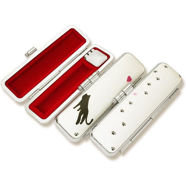 印鑑ケース はんこケース シャノワールケース 黒猫 13 5mm 15mm用 かわいい 朱肉付き 13 5ミリ 15ミリ 便利工房なかやま 通販 Yahoo ショッピング