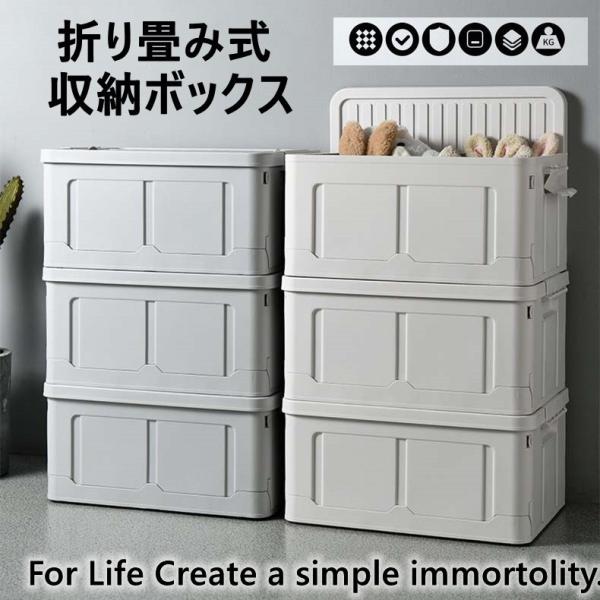 収納ボックス フタ付き 折りたたみ プラスチック おしゃれ 衣替え 夏物収納 冬物収納 衣類収納 衣装ケース 収納ケース 収納ラック ス収納 衣装