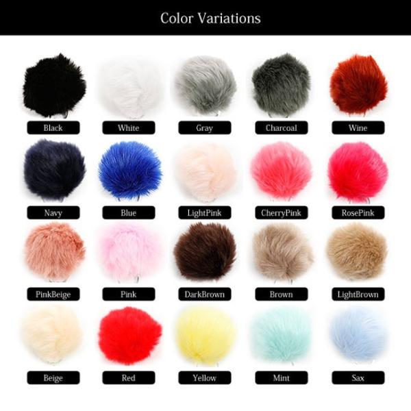 【メール便対応】PU レザー ベルト ファー ボンボン キーホルダー  キーリング キーチャーム レディース 女性用 もこもこ ふわふわ ふんわり ストラップ カラバリ豊富 シンプル キュート カワイイ ガーリー おしゃれ カジュアル アクセサリー