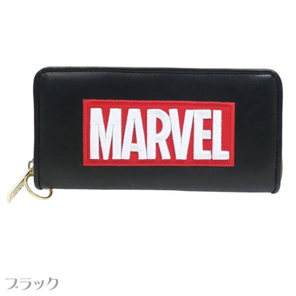 長財布 立体刺繍 ワッペン マーベル MARVEL レッドボックスロゴ 長財布 立体刺繍 ワッペン マーベル MARVEL レッドボックスロゴ